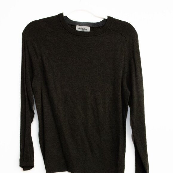 Mens Goodfellow & Co Dark Green Crewneck Sweater Size S - Picture 4 of 8
